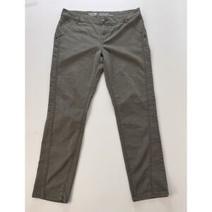 Mossimo Ankle Denim Leggings Juniors Size 15 Army Green Stretch Pockets Slim Fit